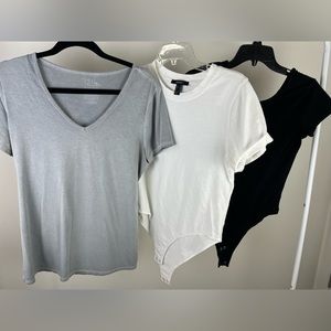 Basic tees/bodysuit bundle